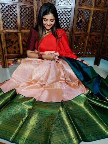 50% offer kanchi lehangas silk Mark certified