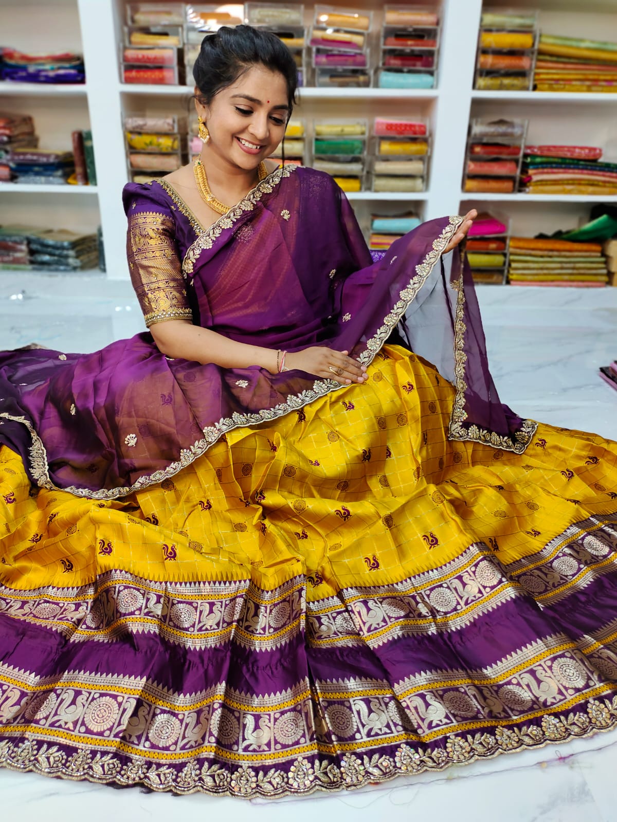 Banarasi lehangas