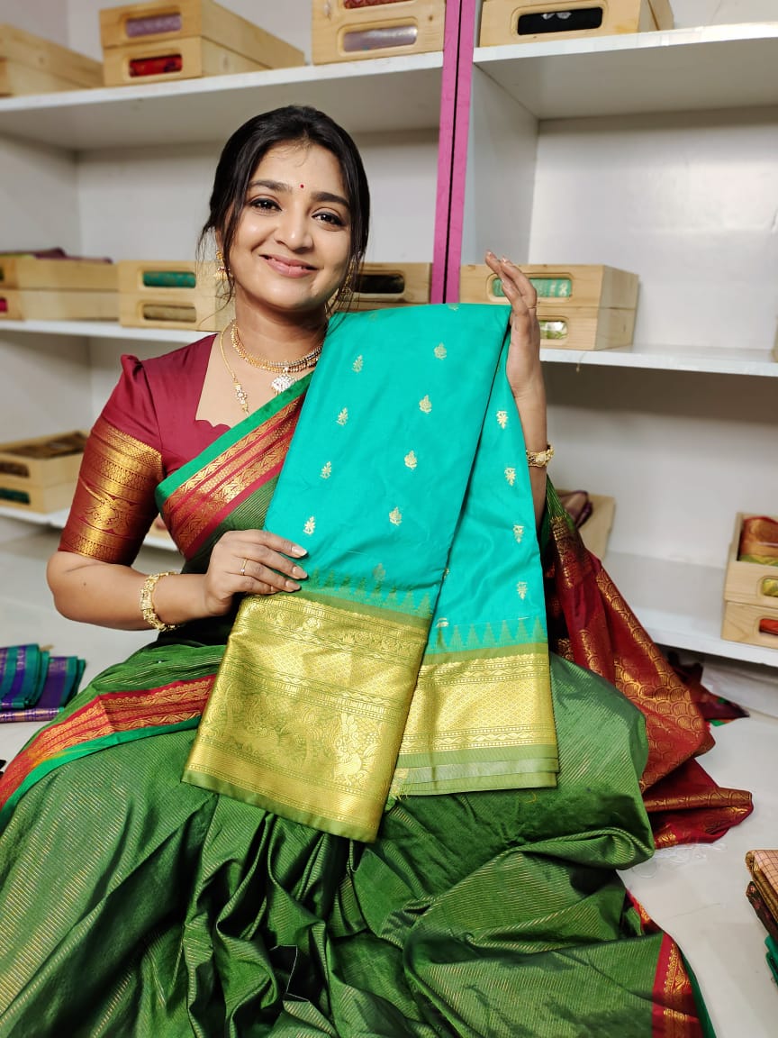 Gadwal silk saree