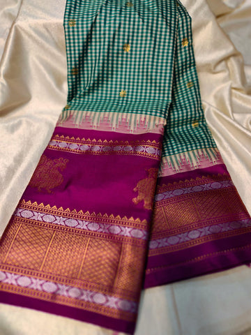 Vitange gadwal silk