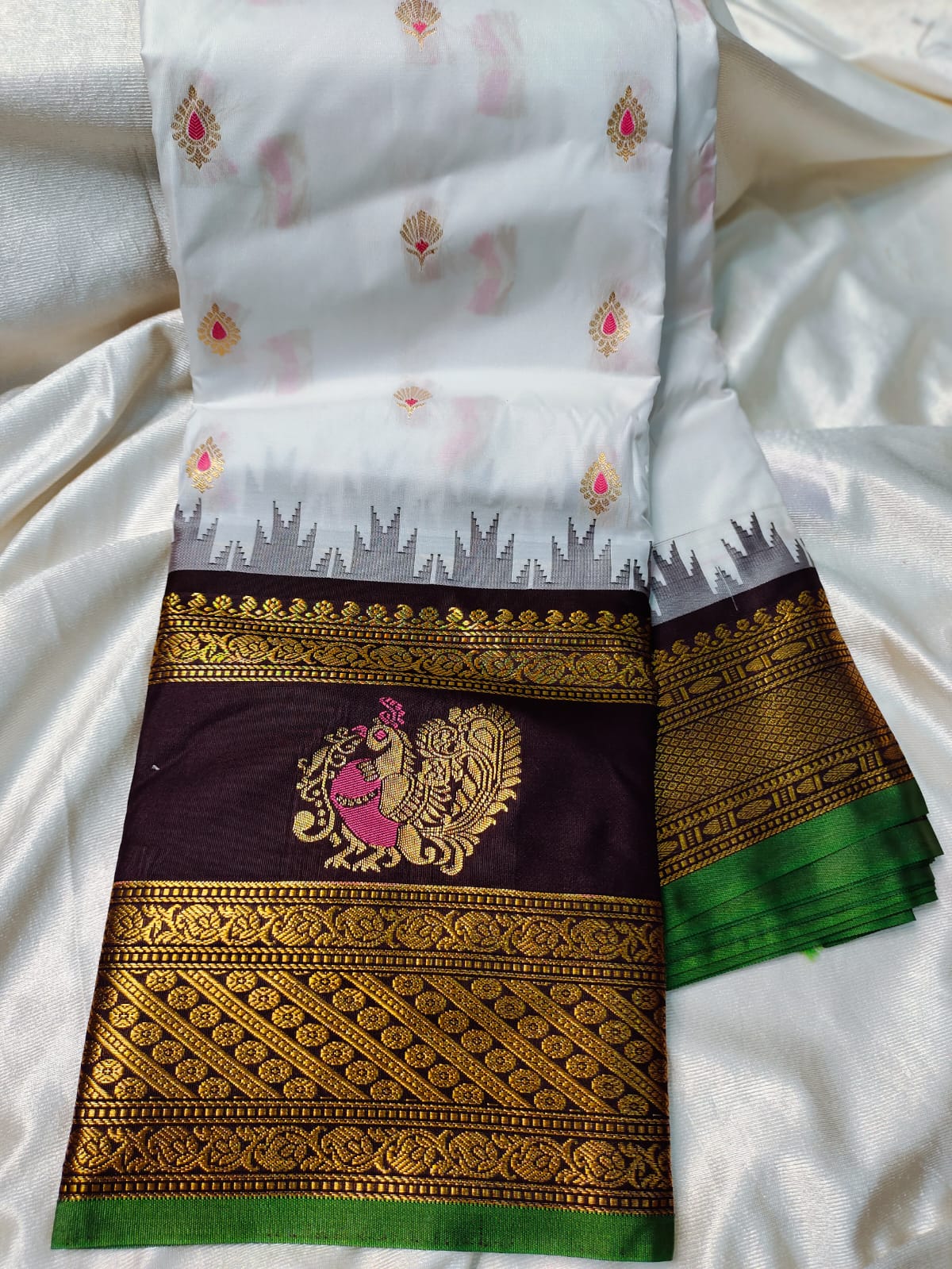 Vintage gadwal silks