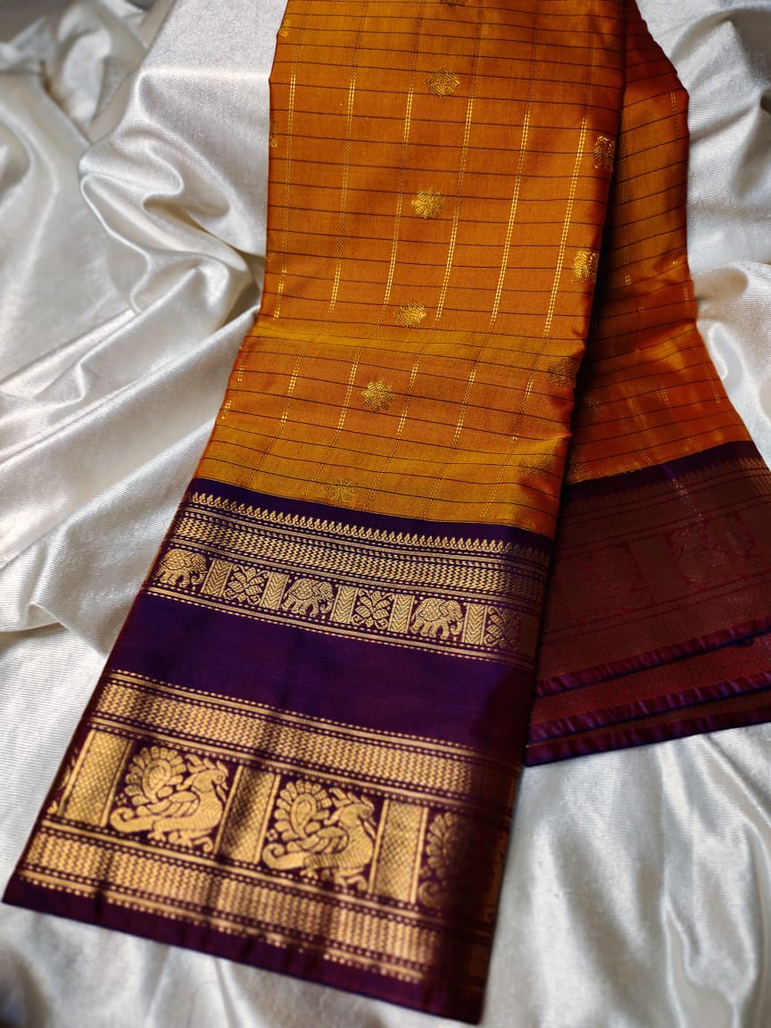 Vitange gadwal silk