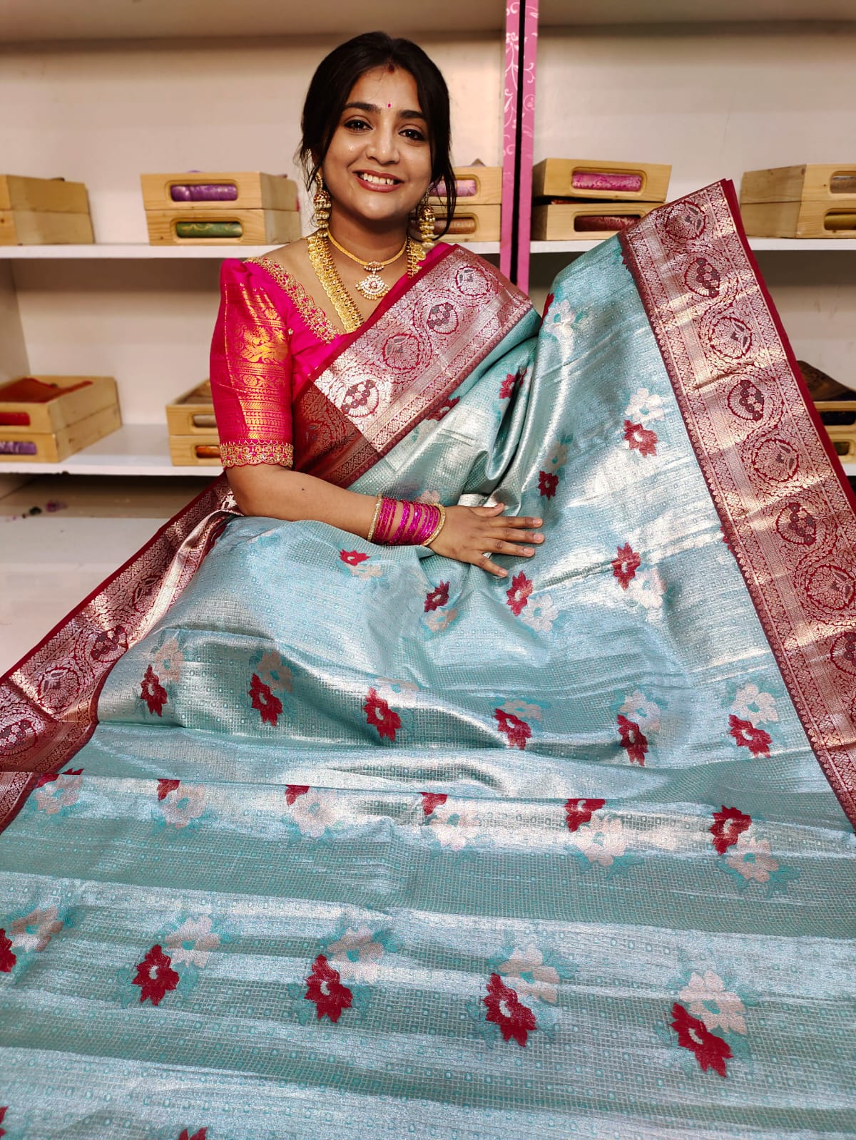 90% offer Kanchi pattu collection