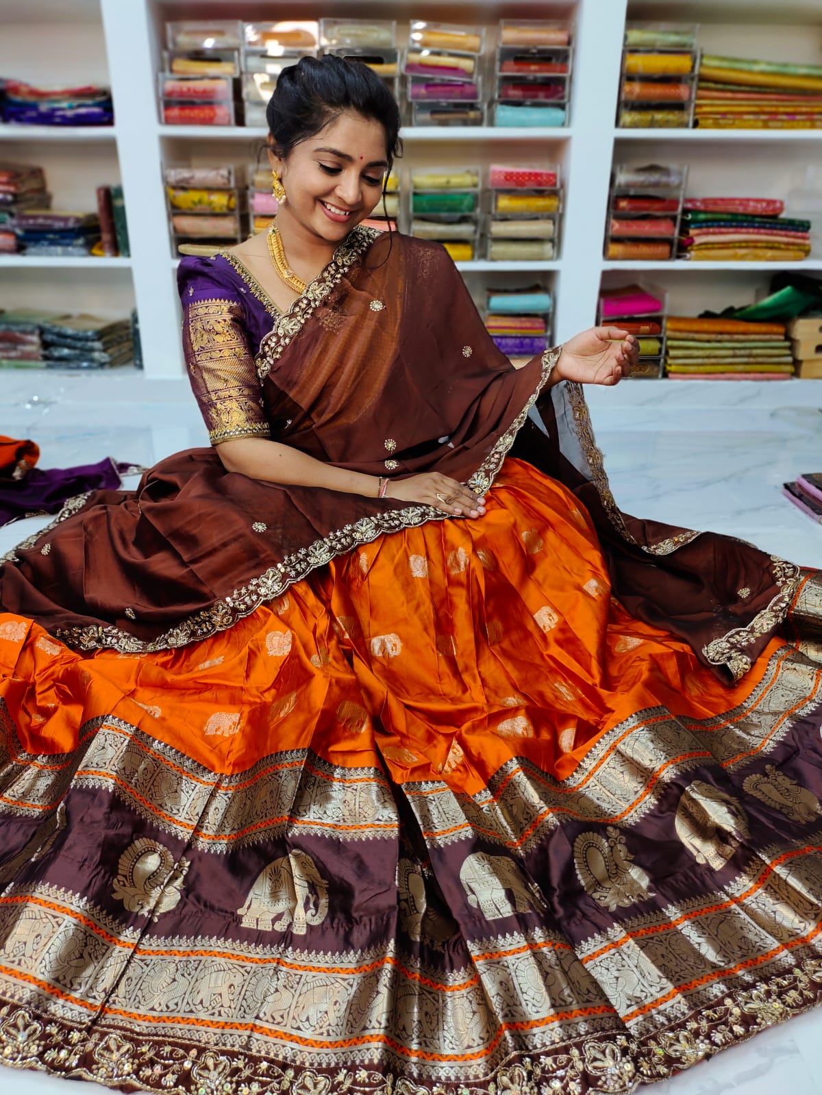 Banarasi lehangas