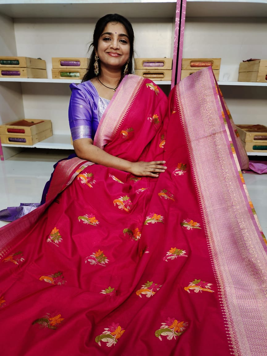 50% offer banarasi georgette saree
