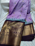 Ashadam gadwal silk saree
