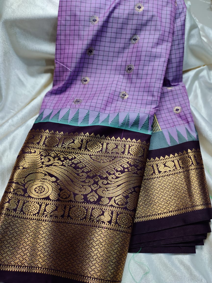 Ashadam gadwal silk saree