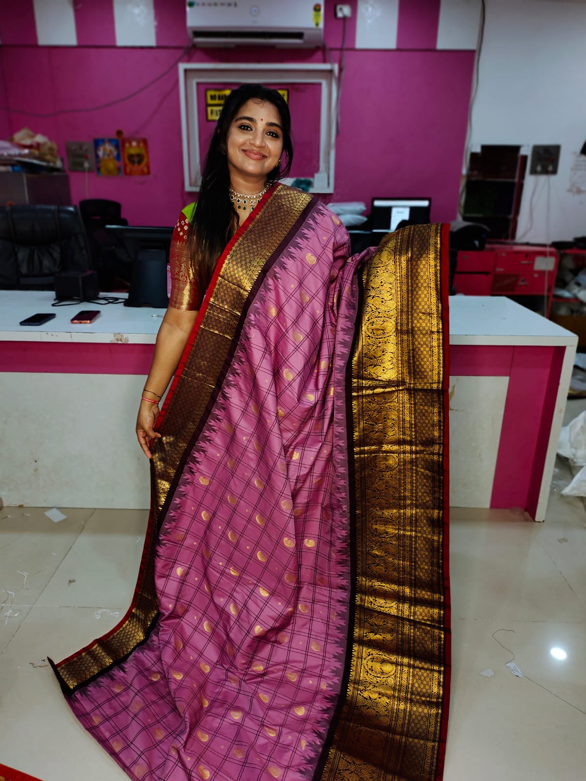 Vintage gadwal sarees