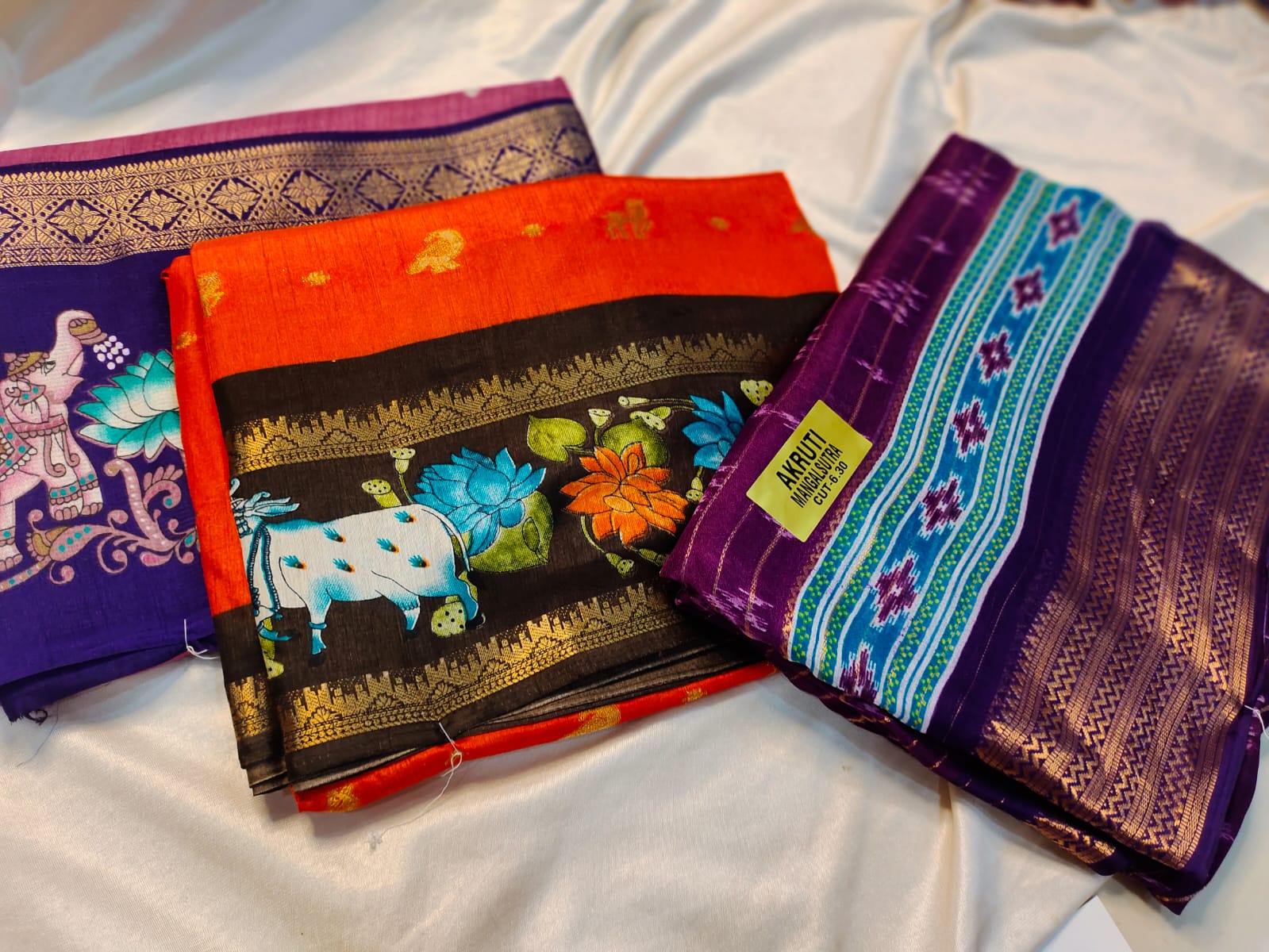 1+2 dola silk saree