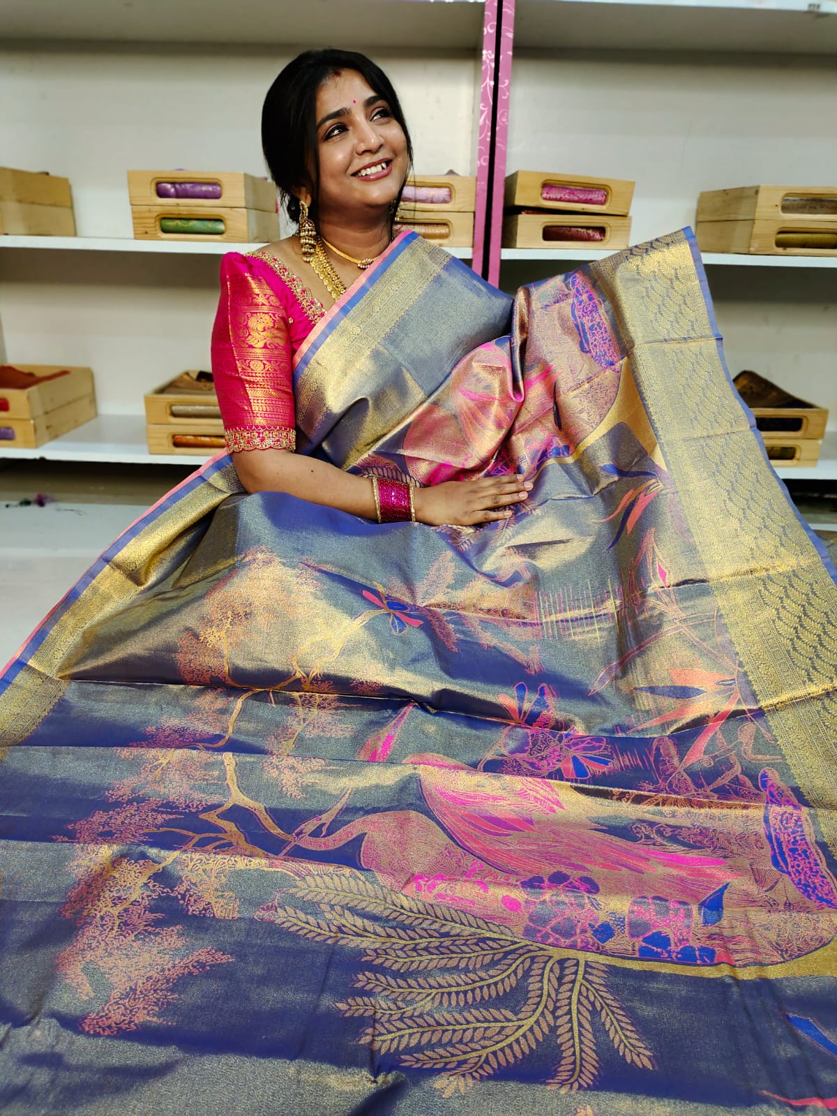 90% offer Kanchi pattu collection
