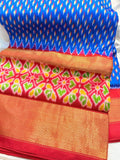 50% Offer Ikkat Pattu Saree