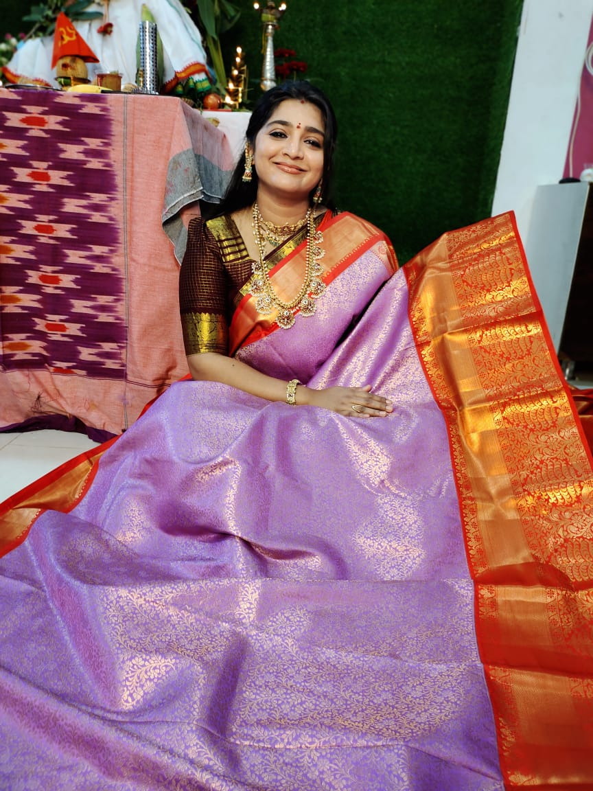 Lavender kanchi