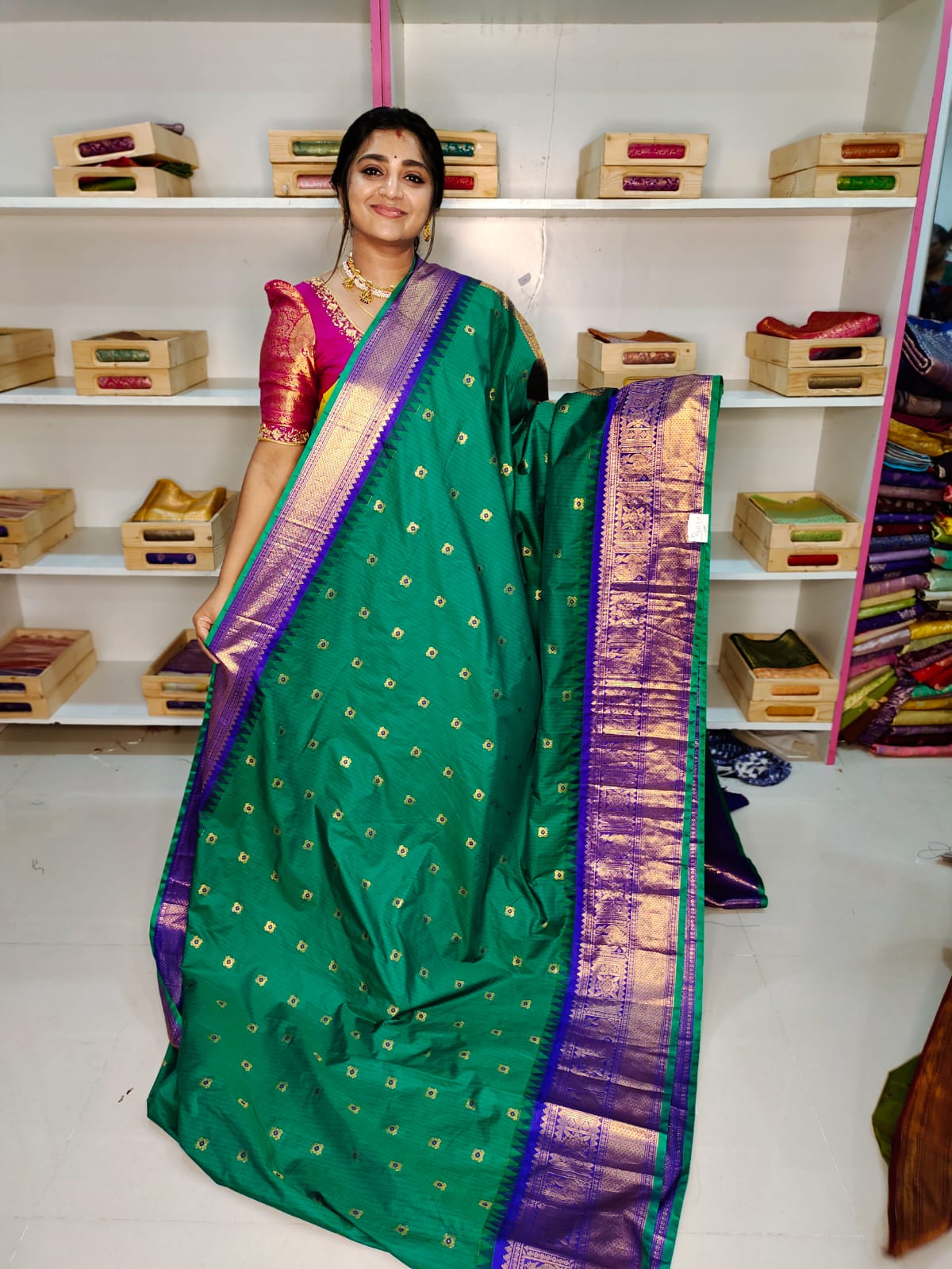 Ashadam sale gadwal silk saree