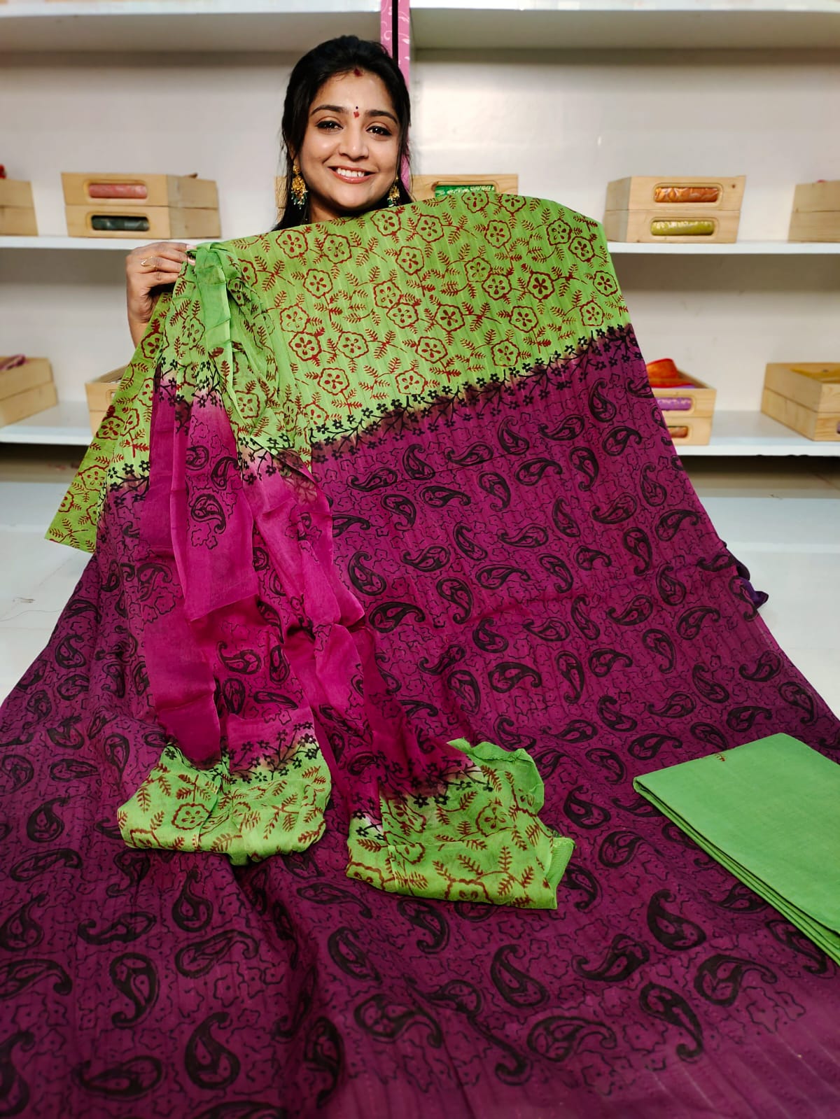 Cotton dress material