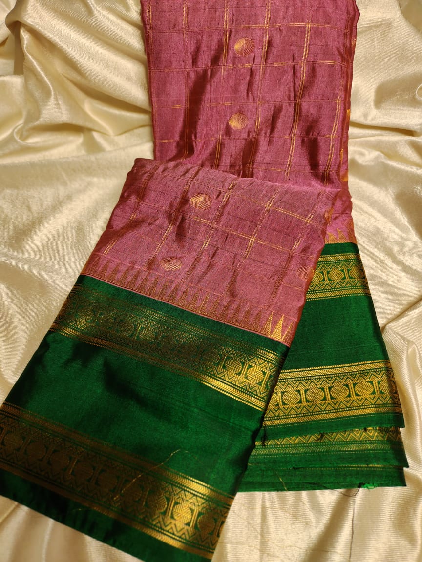 Vitange gadwal silk