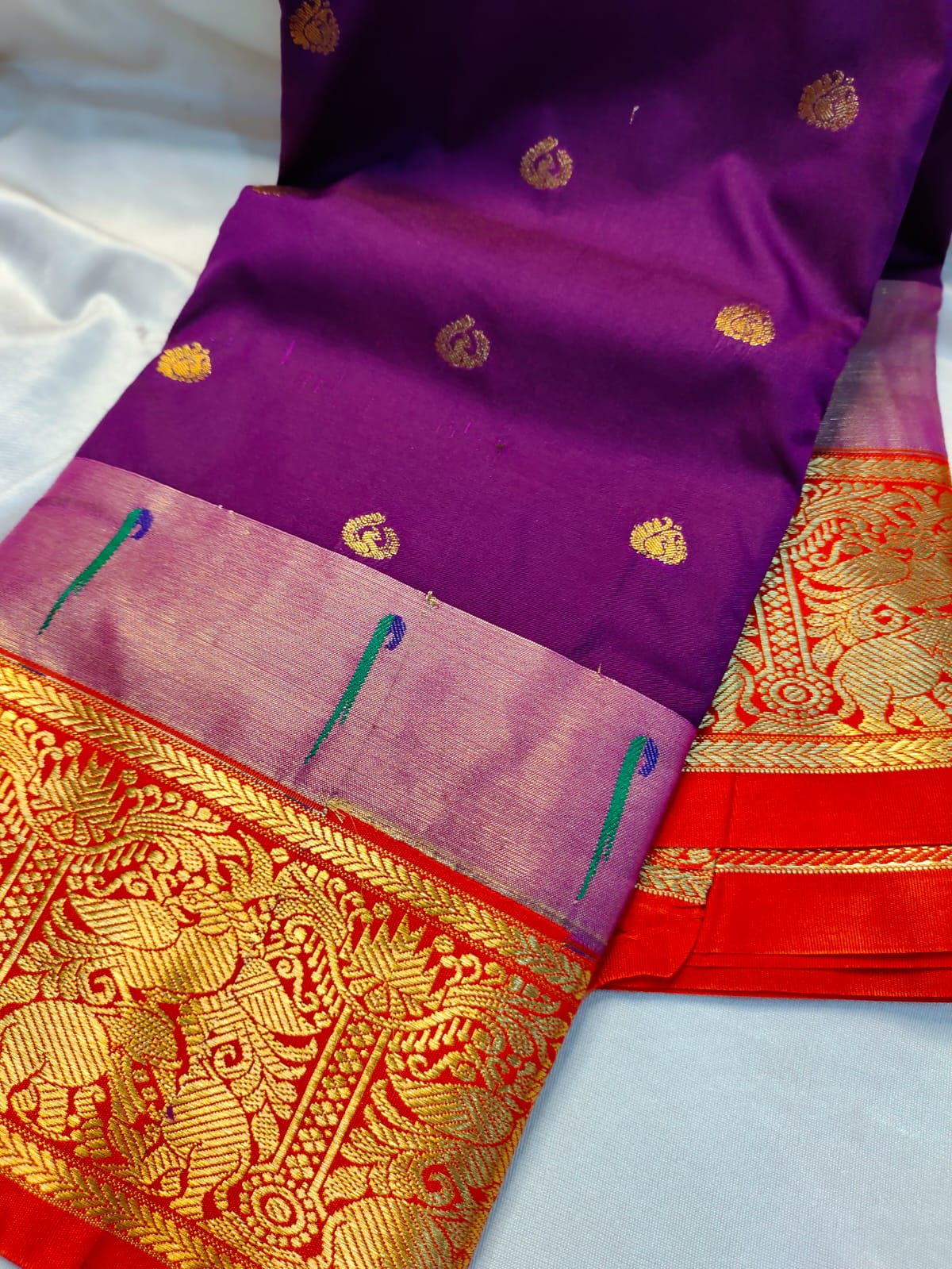 Vintage gadwal sarees