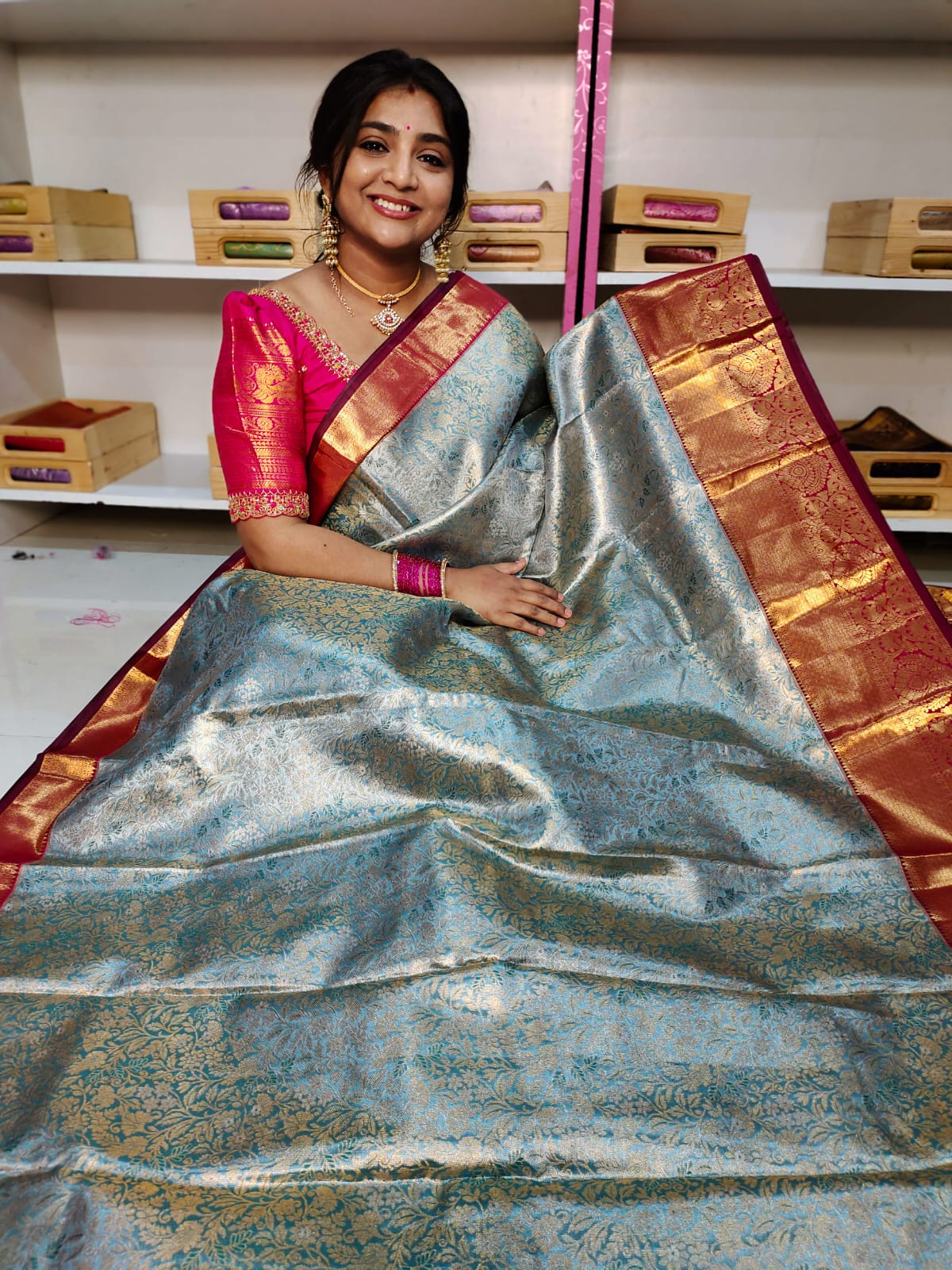 90% offer Kanchi pattu collection