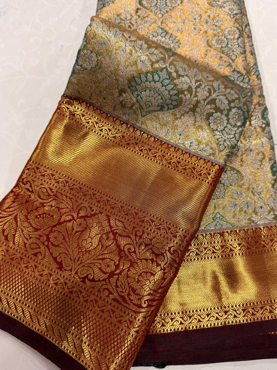 90% offer Kanchi pattu collection