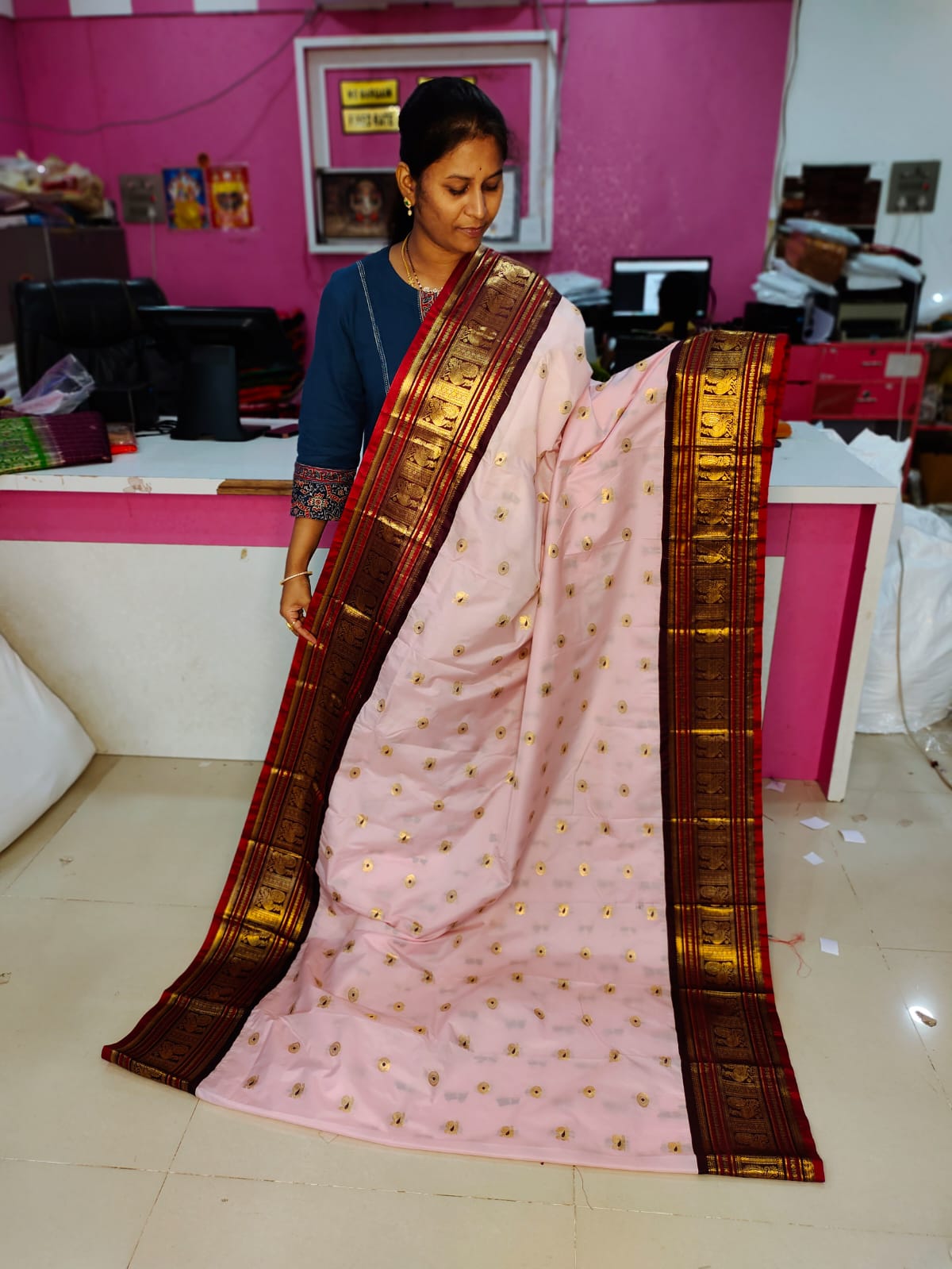 Vintage gadwal sarees