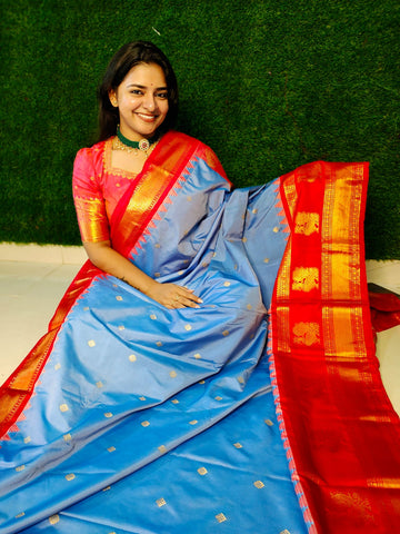 Vitange gadwal silk saree