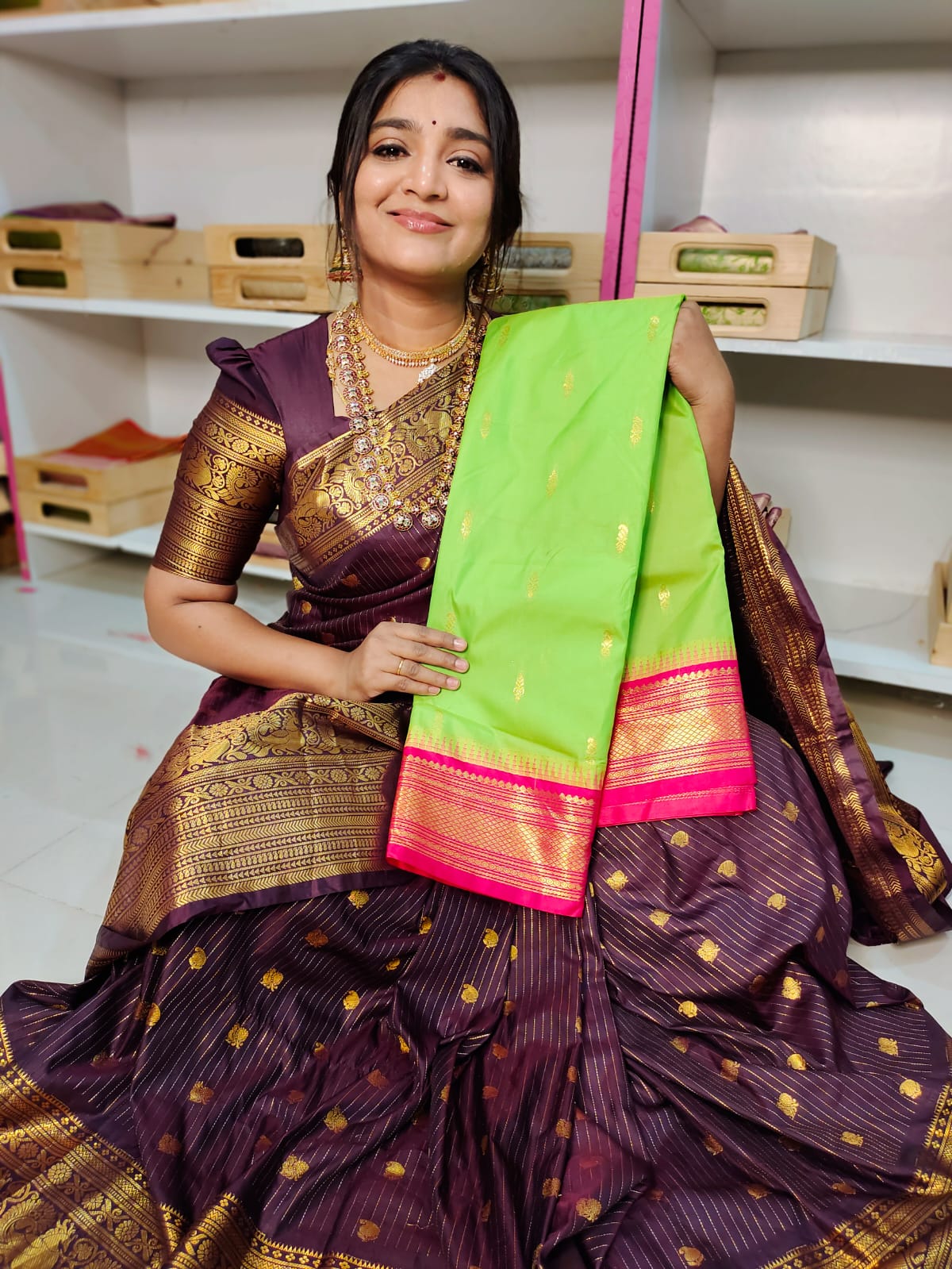 50% గద్వాల్ సిల్క్ చీర ఆఫర్