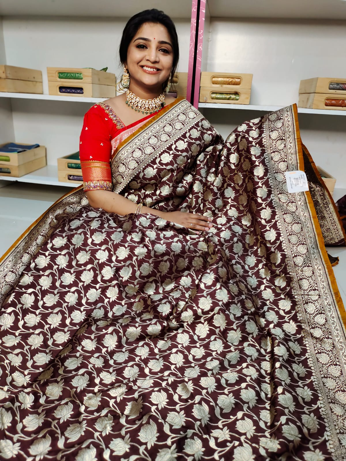 80% Katan banarasi sarees