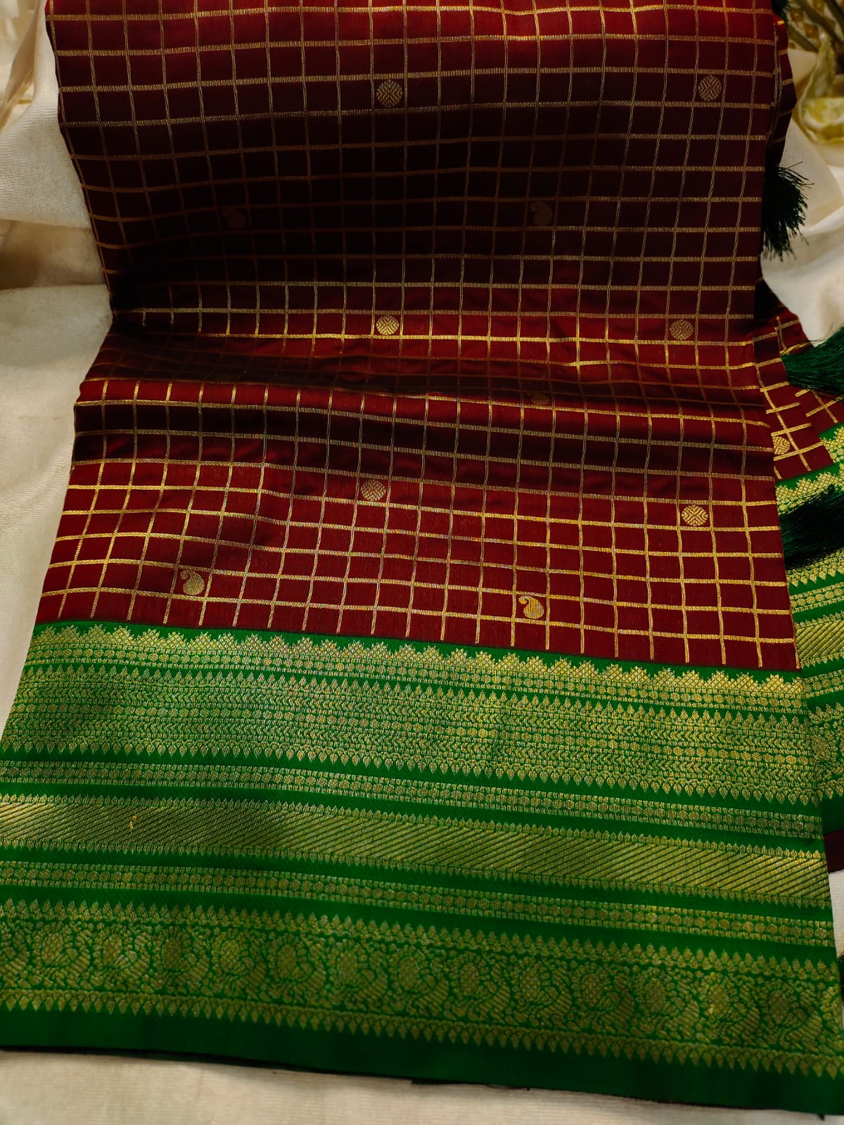 Vintage gadwal silk