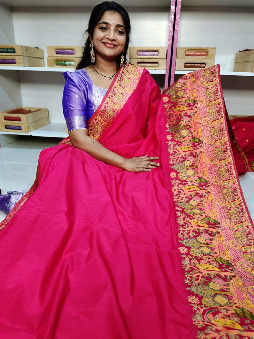 50% offer banarasi georgette saree