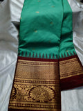 Ashadam gadwal silk saree