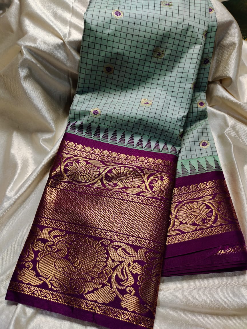 Ashadam gadwal silk saree
