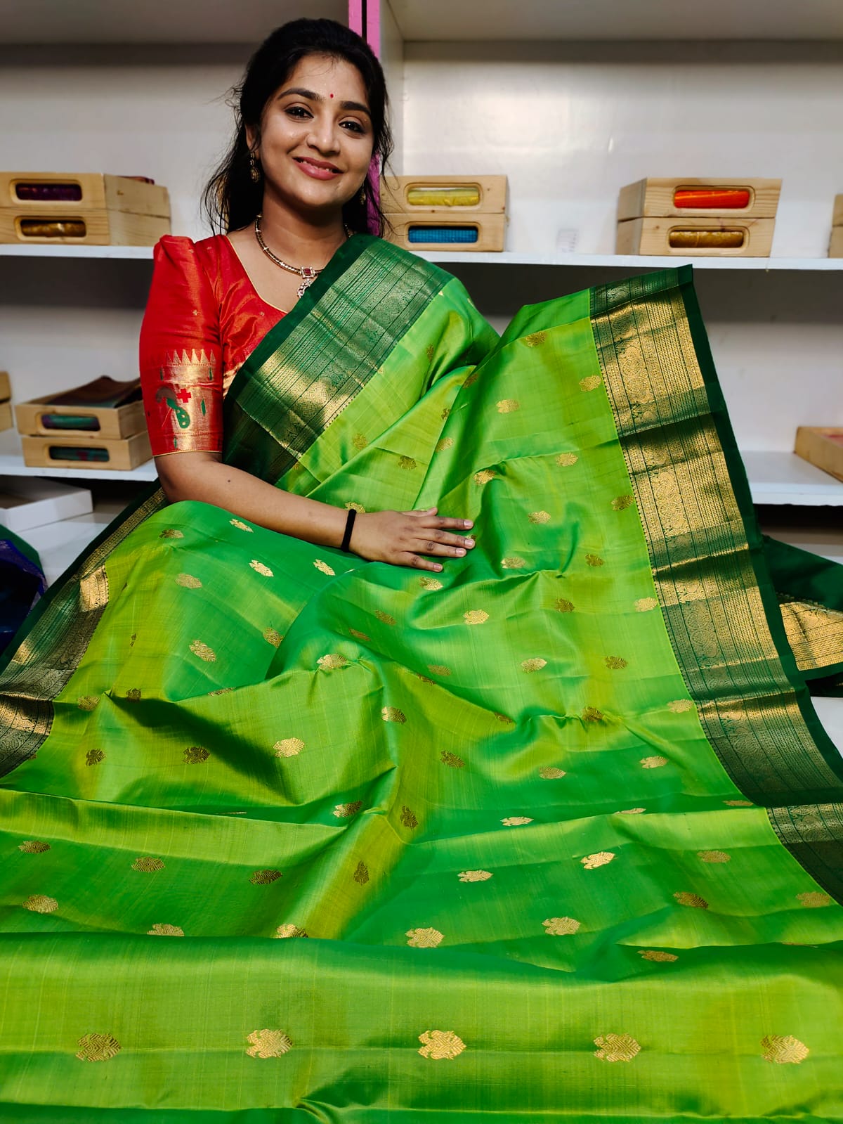 Pure handloom silk mark vintage kanchi pattu sarees