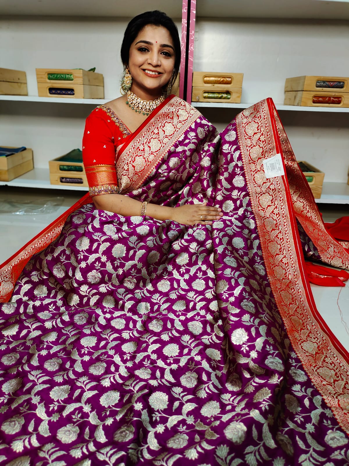 80% Katan banarasi sarees