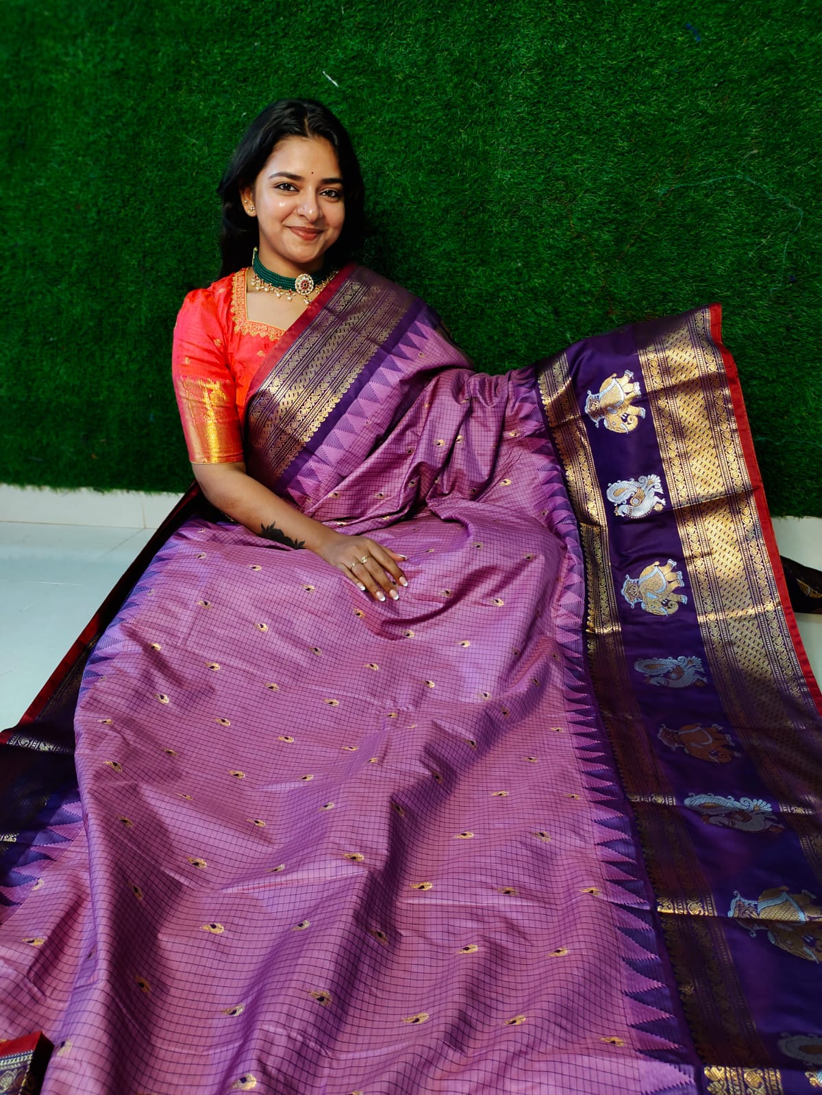 Vitange gadwal silk saree