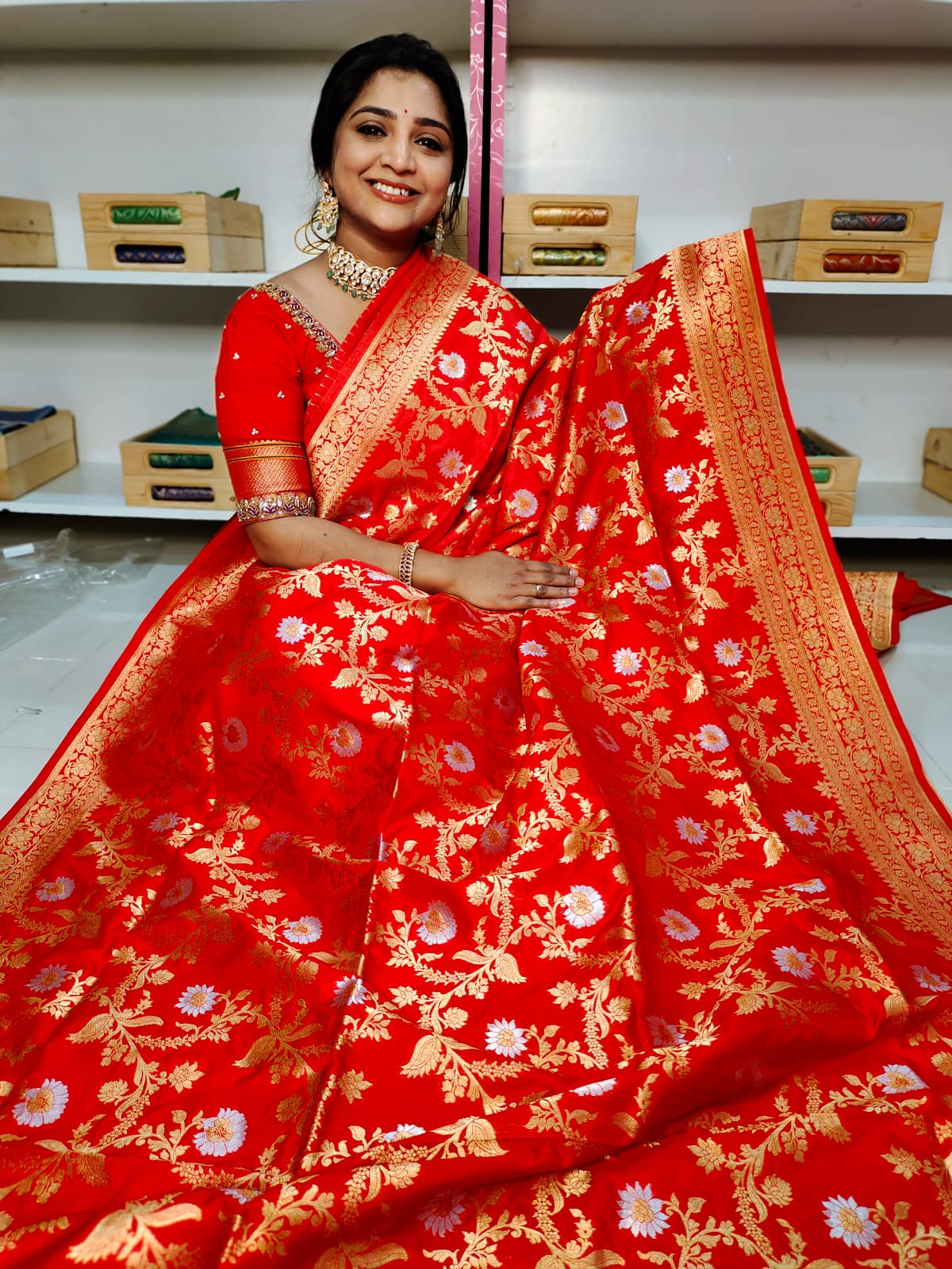 80% Katan banarasi sarees