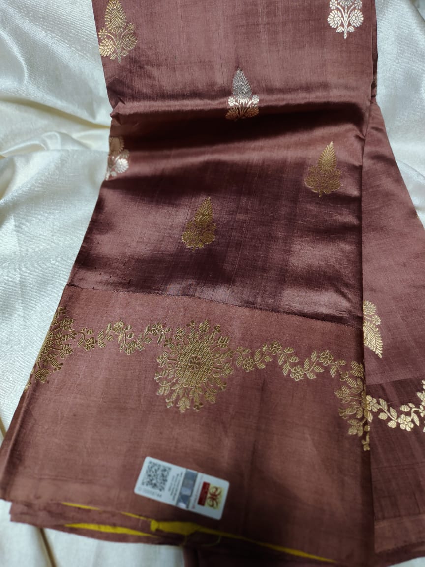 100% silk mark certified green Mango silk saree