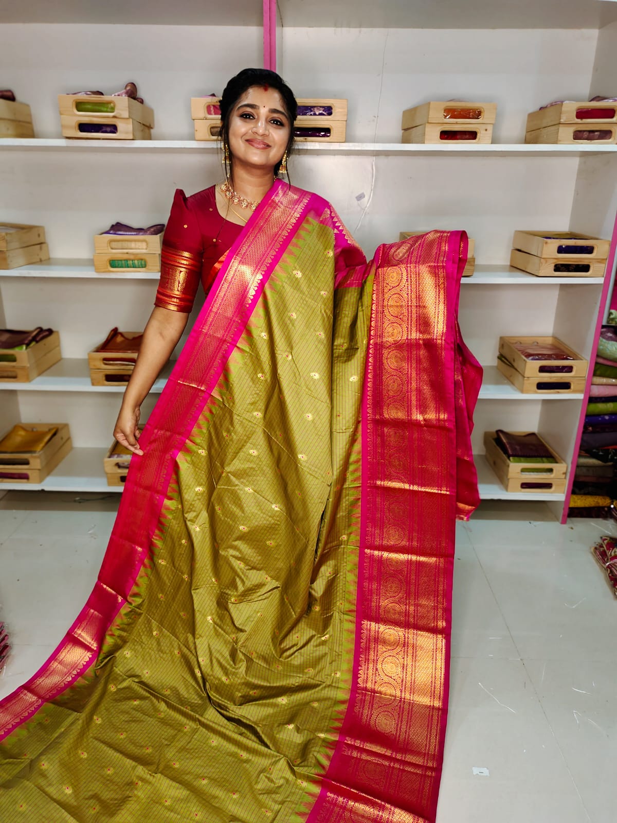 Ashadam sale gadwal silk saree