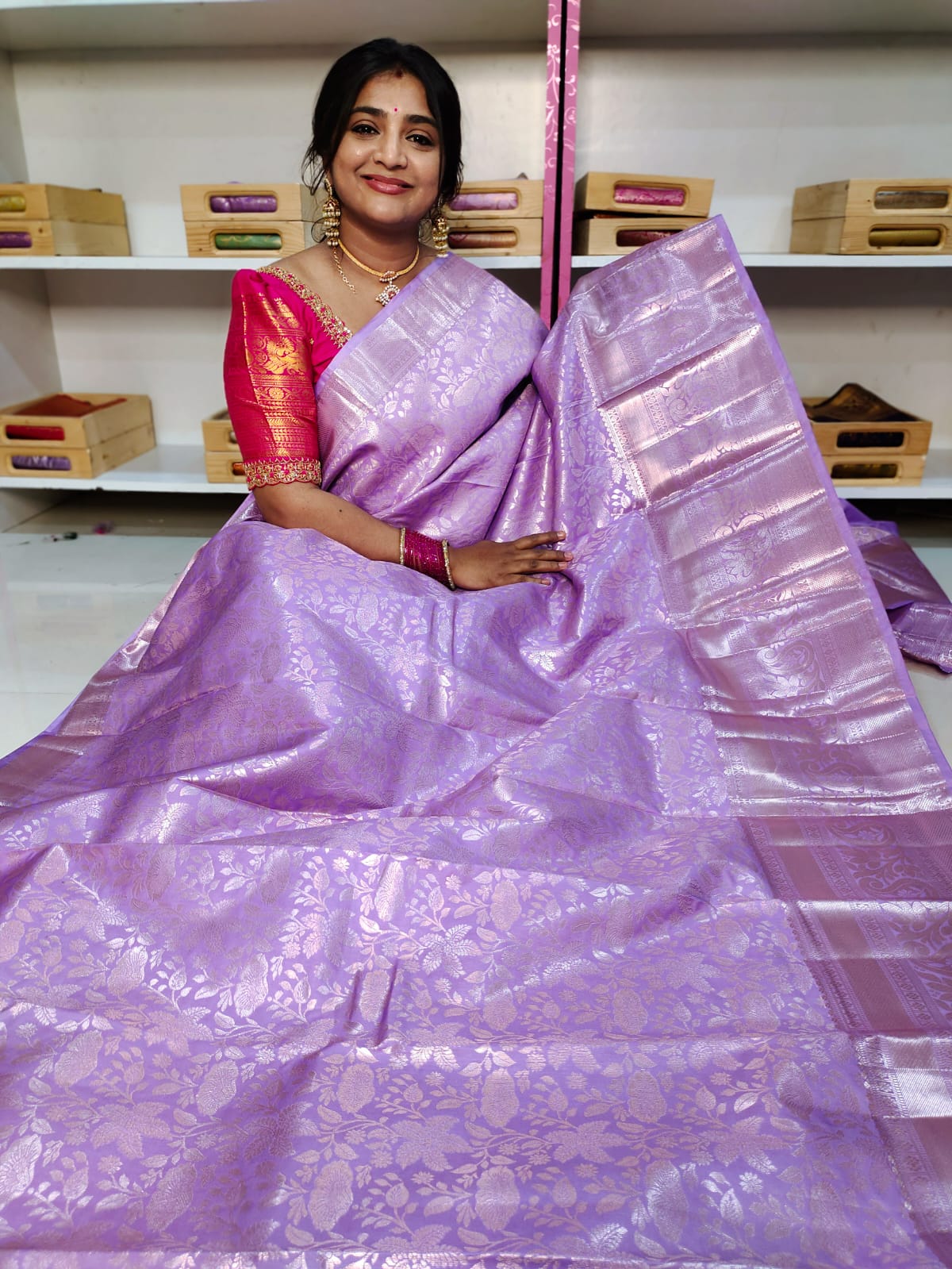 90% offer Kanchi pattu collection