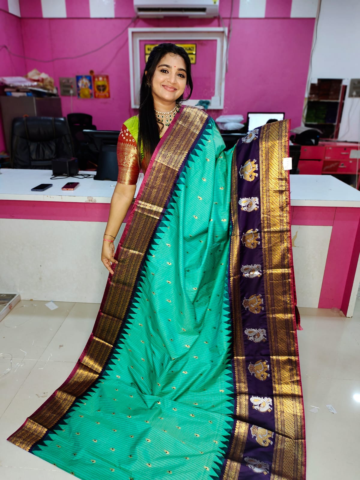 Vintage gadwal sarees