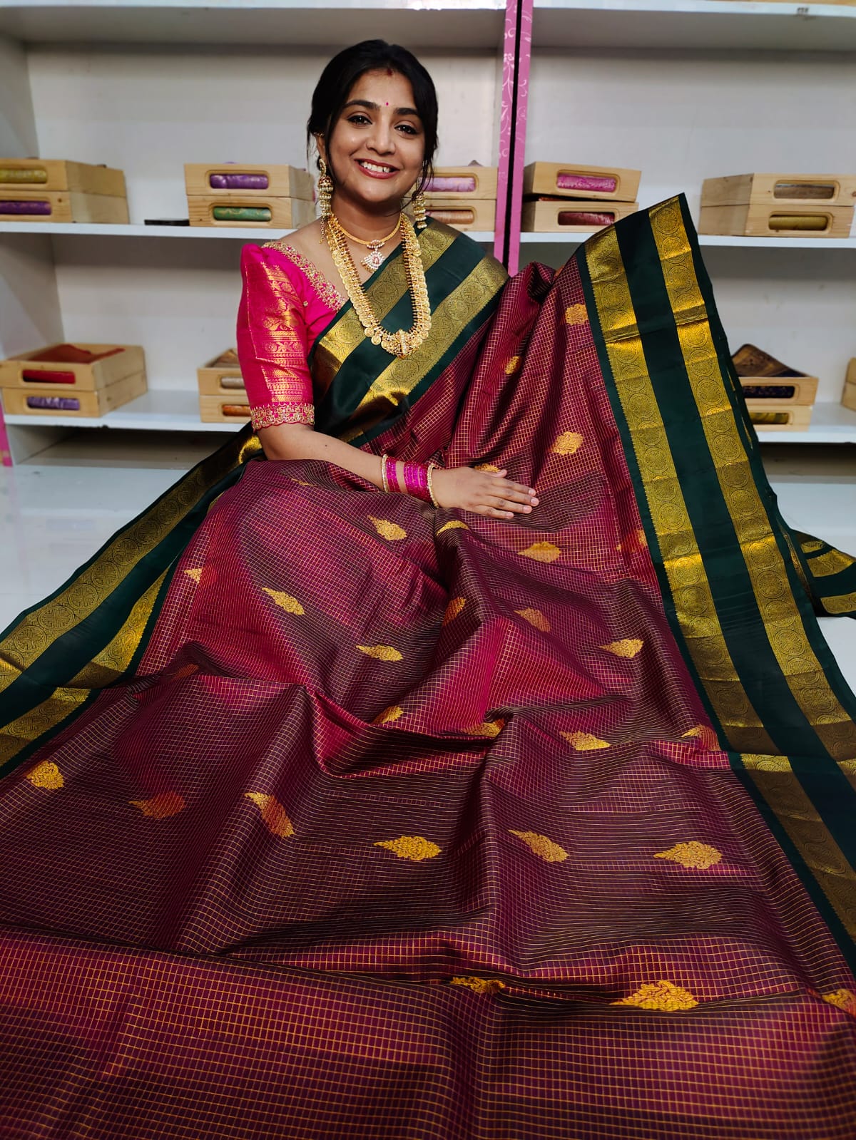 50% Silk mark vintage pattu sarees