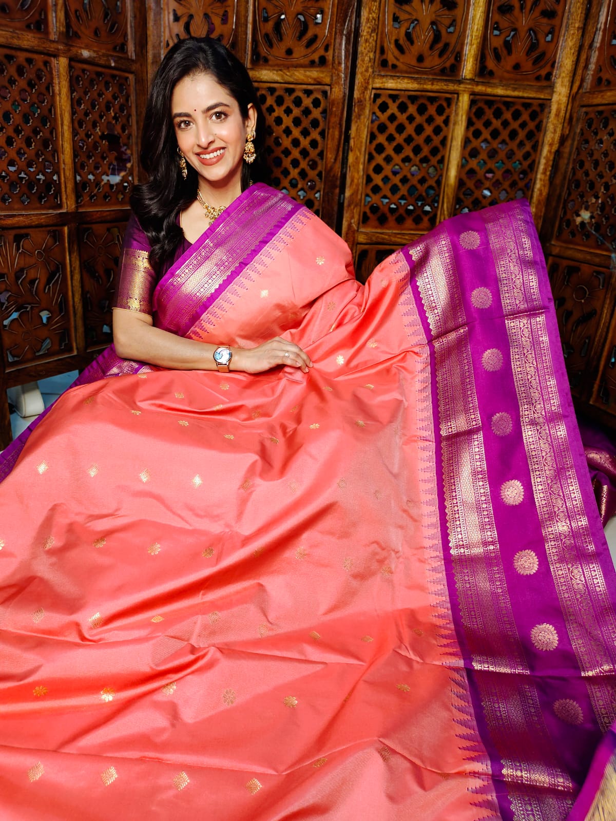 60% offer gadwal silk sarees
