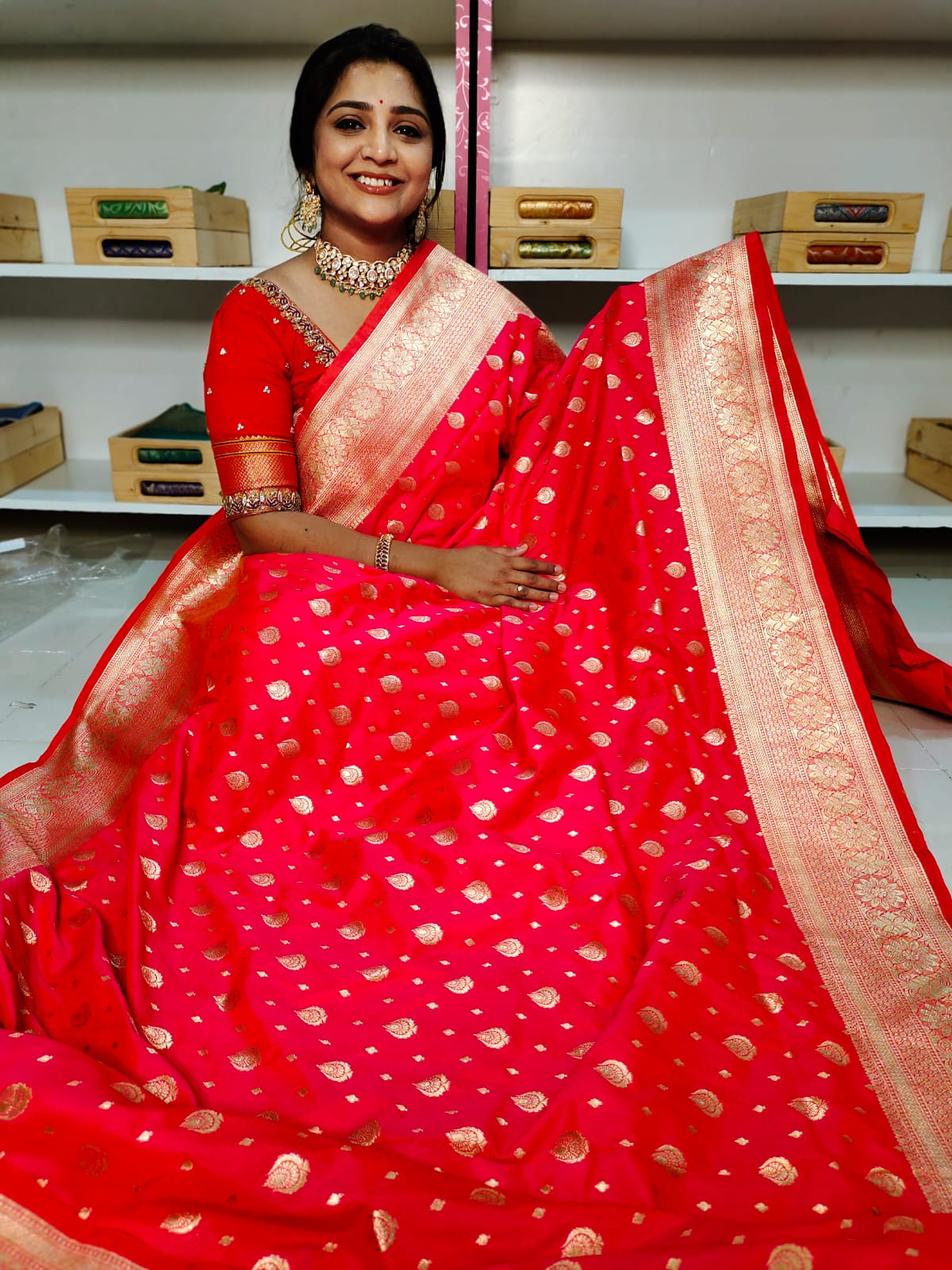 80% Katan banarasi sarees