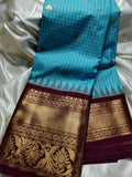 Ashadam gadwal silk saree