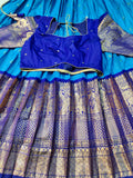 Vintage gadwal lehangas
