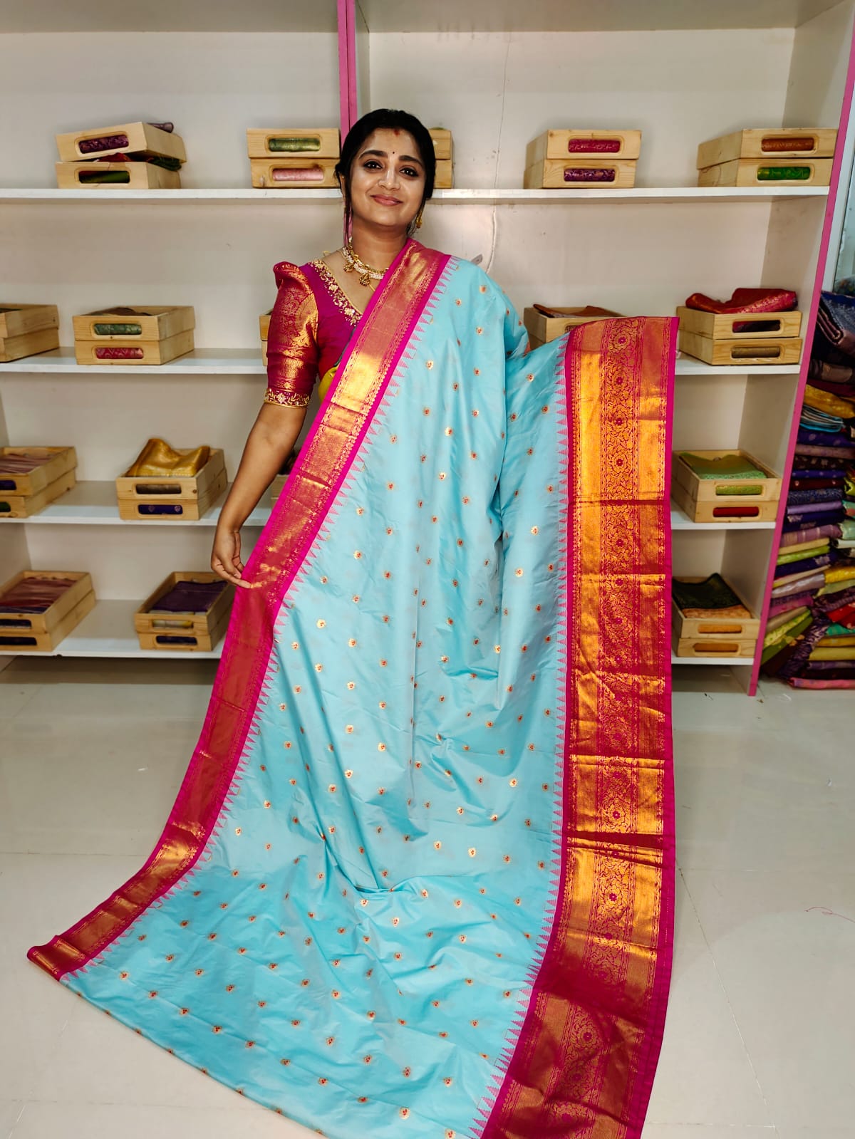 Ashadam sale gadwal silk saree