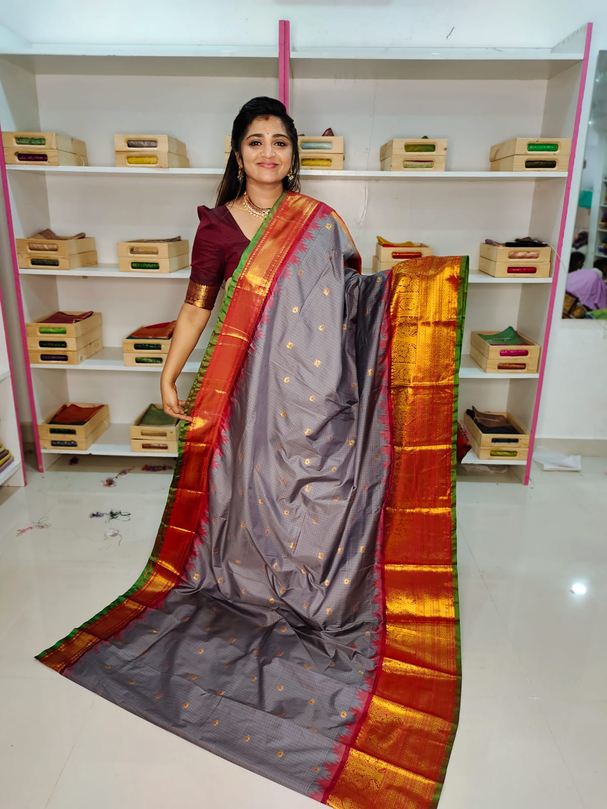 50% offer gadwal silk sarees
