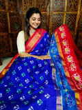 50% offer ikkat pattu sarees 
Silk mark certified