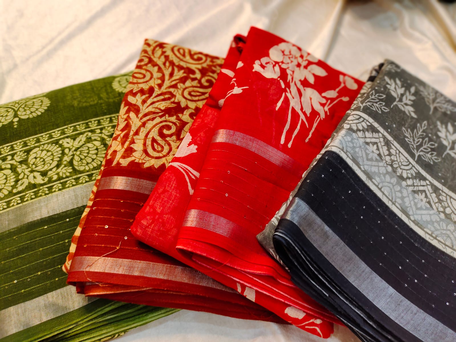 1+3 dola silk saree