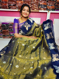 Tishu jamdhani silk