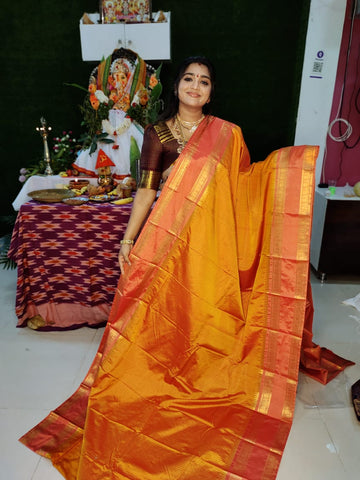 Vitange gadwal silk