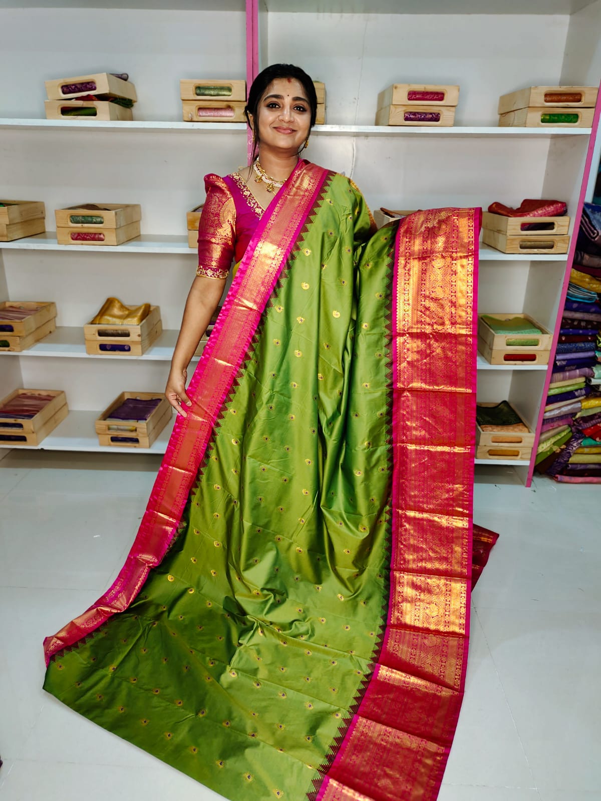 Ashadam sale gadwal silk saree